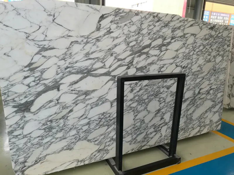 Arabescato White Marble Slabs