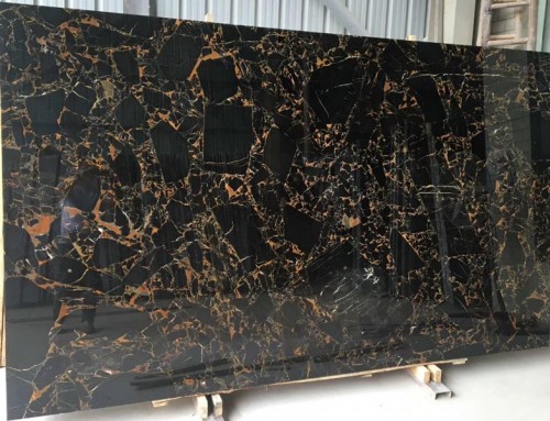 Athens Portoro Gold Marble