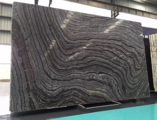 Black Wooden Marble