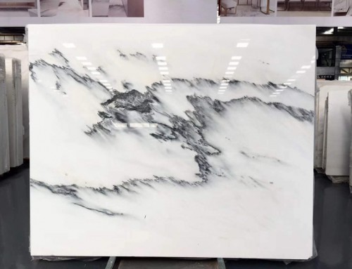 Ink White Marble