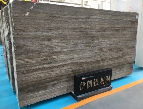 Iranian Silver Grey Travertine