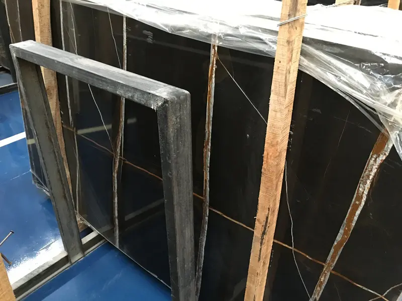 Nero Laurent Black Gold Marble