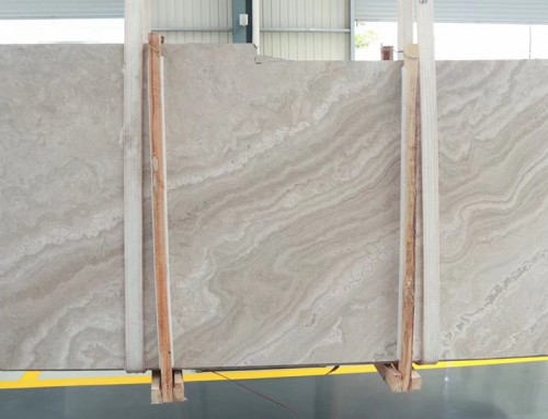 Perlino Bianco Marble Cross Cut