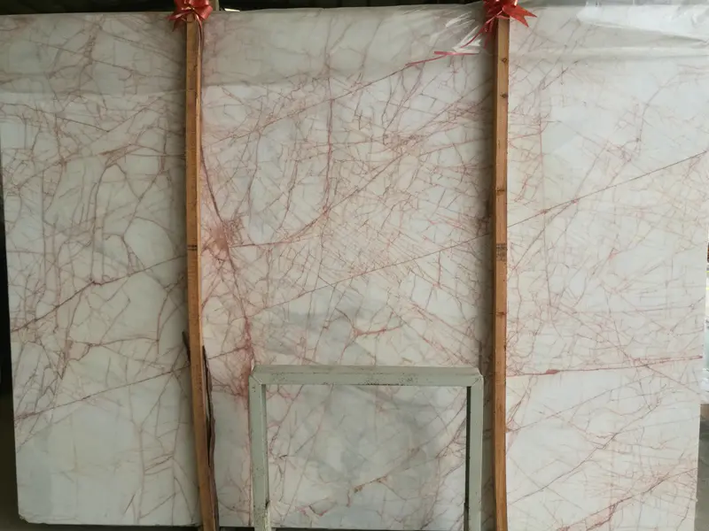 Red Line White Marble