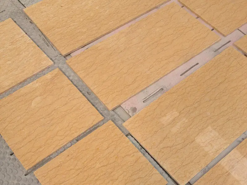 Sunny Yellow Marble Tiles