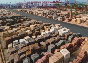 Xiamen Port Chinese largest stone distribution center