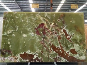 Dark Green Brown Onyx Slabs Onyx Tiles