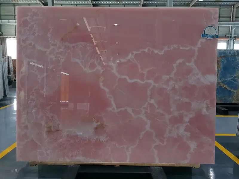 Rose Pink Onyx Table Tops