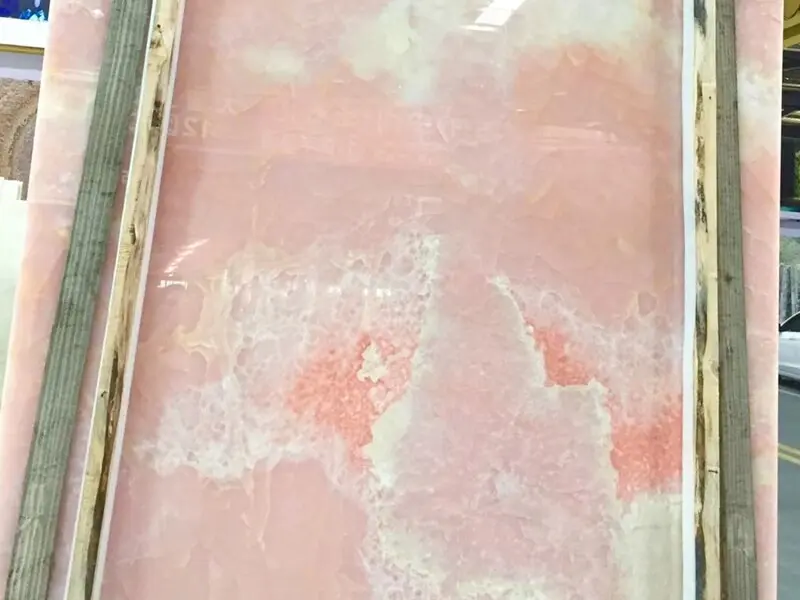 Rose Pink Onyx Tiles