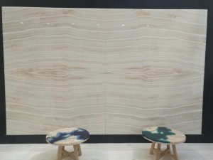 Vanilla White Wooden Onyx Slabs