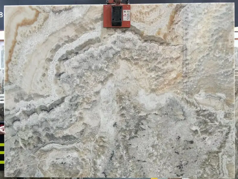Cloudy Gray Onyx Table Tops