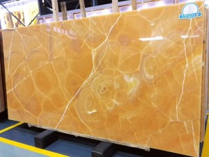 Peach Onyx Table Tops