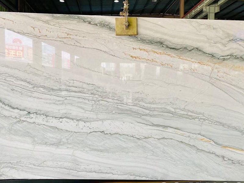 Statuario Quartzite Kitchen Countertops Slabs Tiles Price - Eonyx Factory