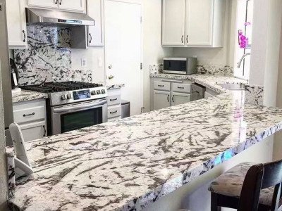 Delicatus White Granite Kitchen Countertops