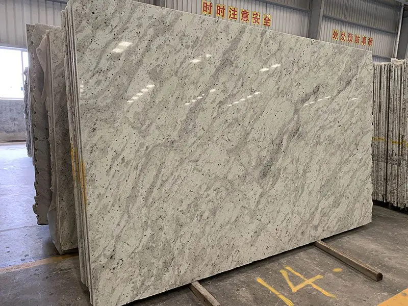 Andromeda White Granite Slabs