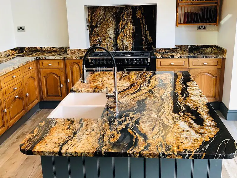 Black Fusion Granite Kitchen Countertops Black Fusion Granite Kitchen Countertops