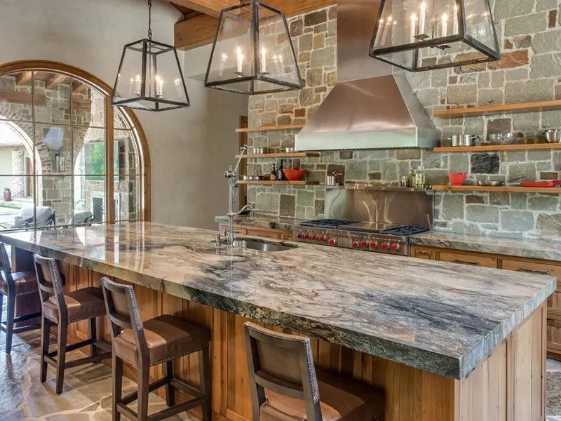 Blue Fusion Granite Kitchen Countertops