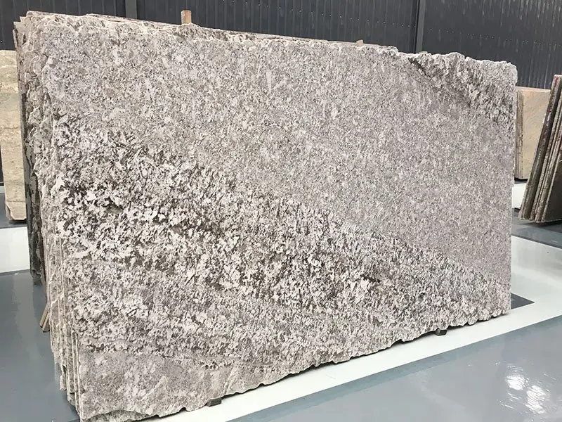 White Granite With Gray Veins Slabs