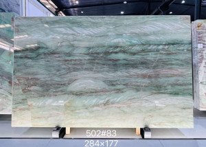 green quartzite slabs