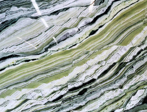 White Green Marble