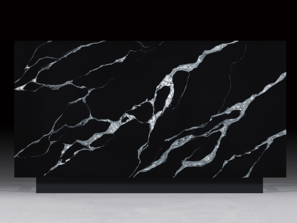 black quartz countertops
