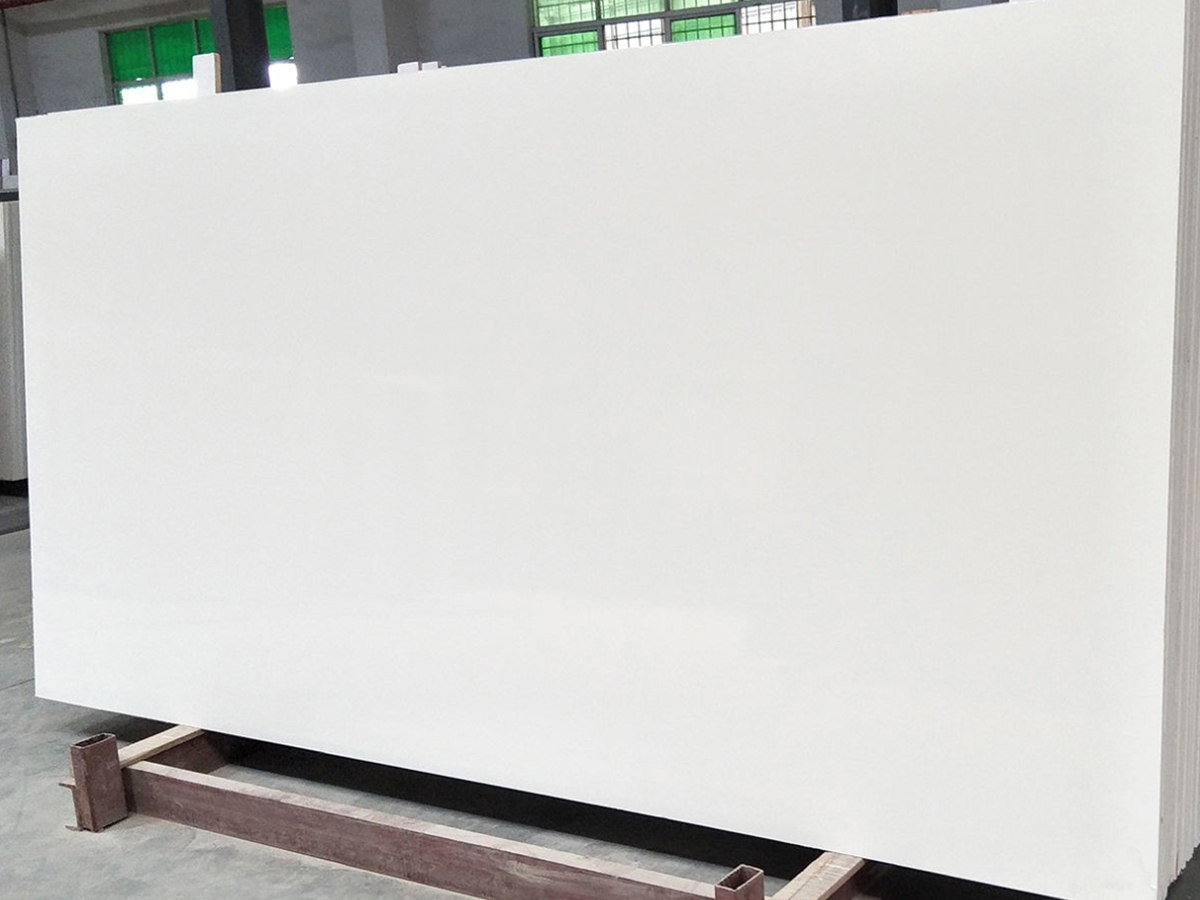 pure white quartz countertops slabs